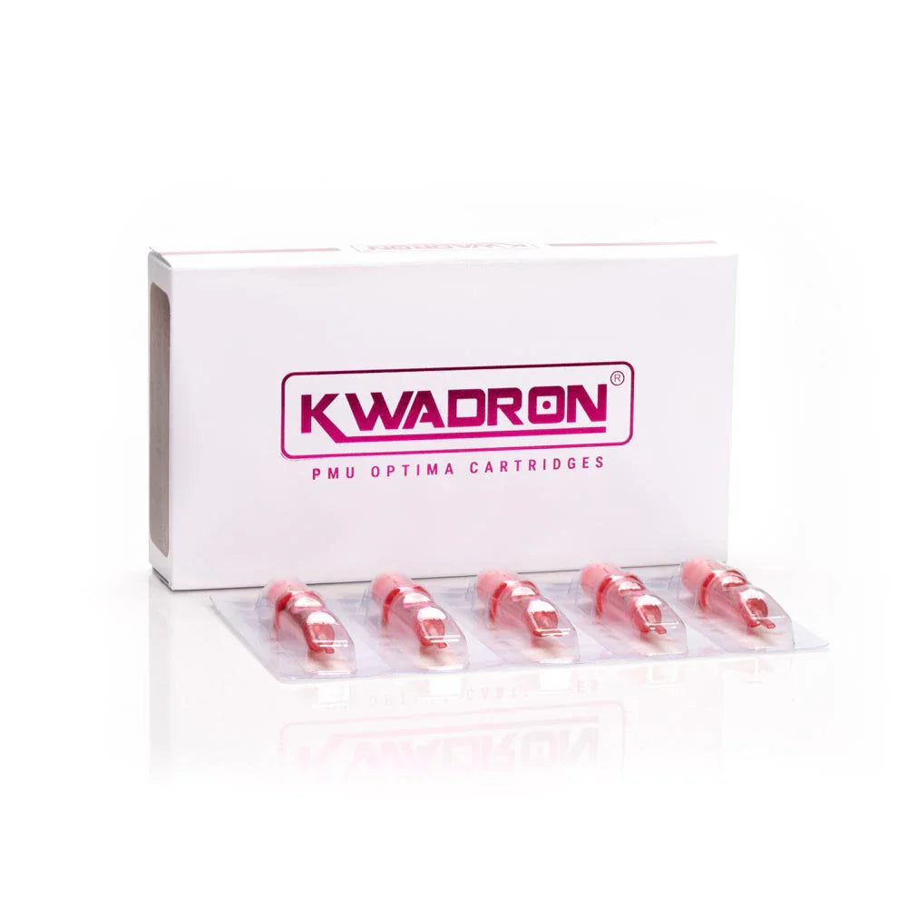 Achieve precise eyeliner tattoos with Kwadron Optima PMU Cartridge 20/3RLLT.